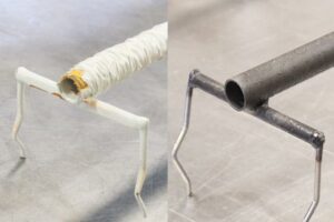 a close up of a pipe